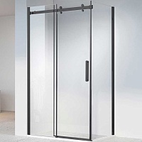 Vincea Душевой уголок Como-N 150x90 VSR-4CN9015CLB профиль черный стекло прозрачное