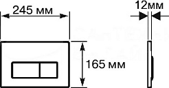 Aquatek Унитаз подвесной Классик AQ1112-00 в комплекте с инсталляцией Standard INS-0000012 с клавишей смыва KDI-0000012 матовая черная и крепления KKI-0000002 – фотография-7