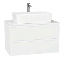 Onika Тумба под раковину Алеста 80 подвесная белая