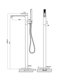 BelBagno Душевая система Luce LUC-FMT-CRM хром – фотография-2