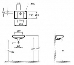 Jacob Delafon Раковина Odeon Up E4799 R – фотография-4