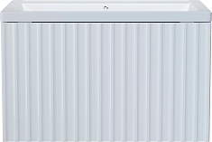 Mixline Тумба с раковиной Вектор 60 подвесная белая