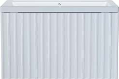 Mixline Тумба с раковиной Вектор 60 подвесная белая – фотография-1
