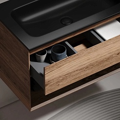 Sancos Тумба с раковиной Marmi 1.0 80 дуб чарльстон раковина Grace 81 CN7012MB – фотография-6