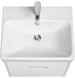 Акватон Тумба под раковину Оливия 55 белая – фотография-4