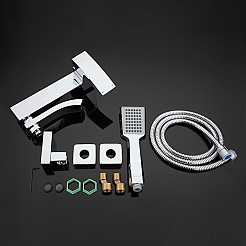 Gappo Смеситель для ванны с душем G07 G3207 хром – фотография-2