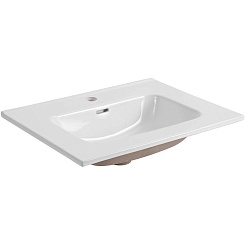 Aquatek Тумба с раковиной Вега 60 подвесная матовая серая – фотография-5