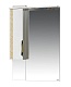 Misty Зеркало-шкаф Престиж 70 L белый/золотая патина – картинка-10