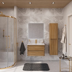 Cezares Тумба с раковиной Relax 80 подвесная дуб карамельный – фотография-8