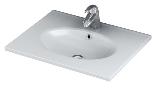 Vigo Тумба с раковиной "Laura 70" темно-красный – фотография-4