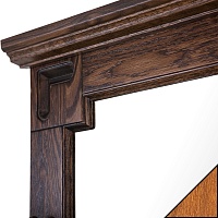 Водолей Накладной карниз для зеркала Дубэлла 120 орех