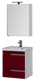 Aquanet Мебель для ванной "Тиволи 60" бордо – фотография-7