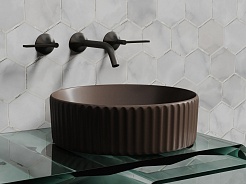 Ceramicanova Мебельная раковина Element 36 CN6057MDB тёмно-коричневый матовый – фотография-8