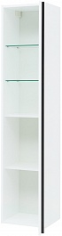 Aquanet Шкаф пенал Lino 35 подвесной белый матовый – фотография-6