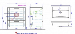 Aqwella Мебель для ванной Манчестер 70 – фотография-4