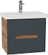 Onika Мебель для ванной Айленд 60 подвесная графит/дуб крафт – картинка-29