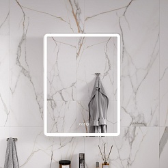 Equil Зеркальный шкаф Nice 60 R белый – фотография-6