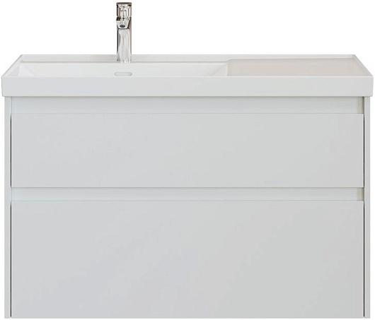 Aquanet Тумба с раковиной Nova Lite 2.0 90 L подвесная белая – фото-1