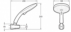 Jacob Delafon Душевой гарнитур "Citrus E12979-CP" – фотография-2