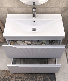 Vigo Мебель для ванной Neo 800-0-2 белая – фотография-9