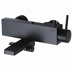 Bravat Смеситель для вынны с душем Arc F66061K-01A-ENG черный матовый – фотография-1