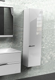  Пенал для ванной "Concorde" белый – фотография-1