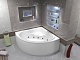 Bas Акриловая ванна Мега 160x160 с гидромассажем – картинка-7