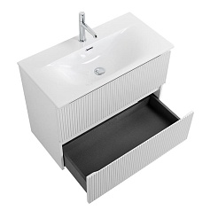 BelBagno Тумба под раковину Uno mini 80 подвесная Bianco Opaco – фотография-6