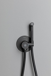 Allen Brau Смеситель с гигиеническим душем Liberty 5.33005-31 (с внутренней частью) черный матовый – фотография-4