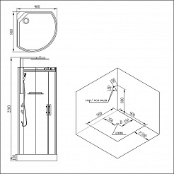 Orans Душевая кабина SR-8630 ED – фотография-2