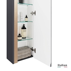 Jorno Шкаф пенал Filoro 33/120 антрацит Fil.04.120/P/A/JR – фотография-9