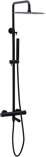 Allen Brau Душевая стойка Priority 5.31A10-31 черный матовый – картинка-11