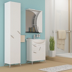 Mixline Тумба с раковиной Магнолия 60 белая – фотография-2