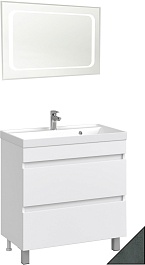 Водолей Мебель для ванной Best 70 серый камень – фотография-1