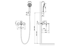 Aquatek Душевая система Лира AQ1449CR хром – фотография-5