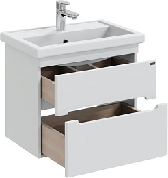 СанТа Тумба под раковину Лондон 60 подвесная белая – фотография-3