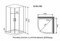 Timo Душевая кабина ILMA 909 Black – фотография-2