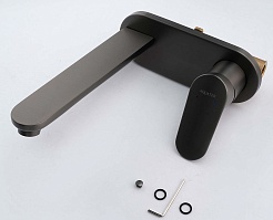 Aquatek Смеситель для раковины Ника AQ1813BGM оружейная сталь – фотография-3