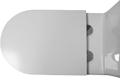 Azario Унитаз-моноблок Eagle AZ-80673 безободковый с бачком с сиденьем микролифт белый – фотография-10