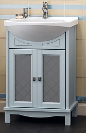 Opadiris Тумба под раковину Омега 55 голубая – фотография-1