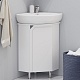 Corozo Мебель для ванной Сириус 40 угловая белая – фотография-20