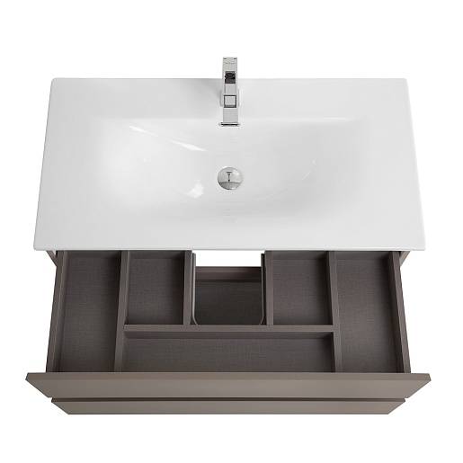 BelBagno Тумба под раковину Kraft 90 подвесная Бежевый матовый – картинка-7