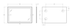 BelBagno Зеркало SPC-KRAFT-1200-800-SENS-NERO – фотография-10