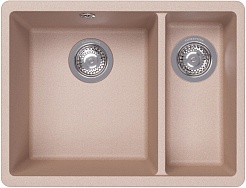 Florentina Мойка кухонная Вега 335/160 песочная – фотография-1