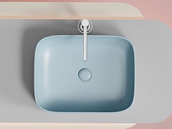 Ceramicanova Мебельная раковина Element 50 CN6052ML голубой матовый – фотография-8
