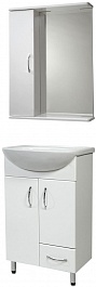 СанТа Мебель для ванной Сити Прима 50 универсал, с ящиком – фотография-1