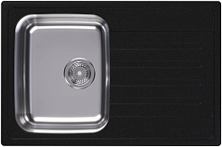 Dr. Gans Мойка кухонная Дуэт 760 черная – фотография-1