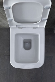 Allen Brau Чаша подвесного унитаза Infinity 4.21011.20 белый глянец – фотография-4