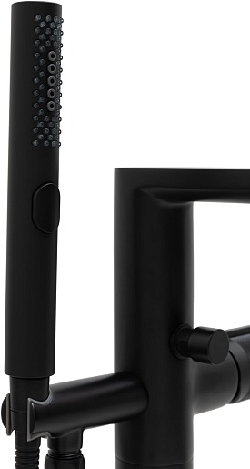 Allen Brau Смеситель для ванны Liberty 5.33012-31 (с внутренней частью) черный матовый – фотография-2