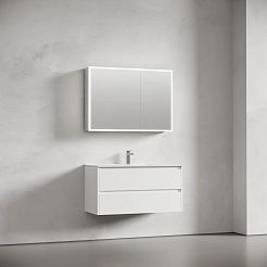 Sancos Зеркало-шкаф Evoke 100 с LED подсветкой SC80100 – фотография-9